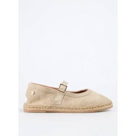 Resim Fabrika Deri Bej Kadın Espadril D-Frances 