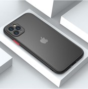 Resim HappyCase Iphone 11 Uyumlu Lens Korumalı Darbeye Dayanıklı Lüks Arka Kapak 