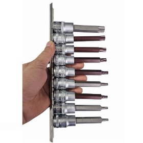 Resim Ht- Rico 10 Parça 1/2 Uzun Lokmalı Torx Bits Uç Seti 