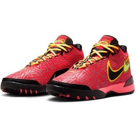 Resim Nike Lbj Nxxt Genisus Erkek Kırmızı Basketbol Ayakkabısı Hf0712-600 Dar Kalıp Kırmızı 