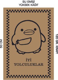 Resim duha trend 35x50 120 Gr. Kraft Kağıt Oto Paspası Civciv 50 Adet 