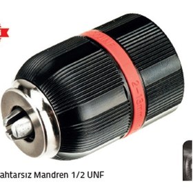 Resim Plastik Kilitli Mandren 13 Mm 1/2 X 20 Unf 