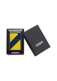 Resim Zippo Yellow And Navy Design Çakmak 