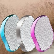 Resim Unisex Kristal Epilasyon Aracı - Ağrısız Peeling, Yeniden Kullanılabilir ve Su Geçirmez, Mavi, Fuxia, Altın Bej ve Siyah Renklerde Mevcut, Sırt, Kol ve Bacakları Düzeltmek İçin Tasarlanmış. 