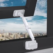 Resim 1 Ayarlanabilir Güvenlik Pencere Kilidi ve Sınırlı Zincir, Havalandırma ve Konum Pencere Sınırlı Kilidi, Ev Koruma Donanımı 