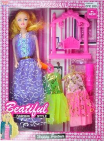 Resim Sally EFE269 Makyaj Masası ve Kıyafet Seti 