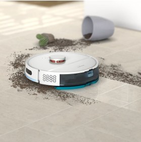 Resim Philips Islak Kuru Moplu Istasyonlu Robot Süpürge Beyaz 2700Pa 