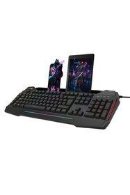 Resim TURBOX Giantpeak Mekanik Hisli Rgb Işık Makrolu Sese Duyarlı Standart Q Gaming Oyuncu Klavyesi 