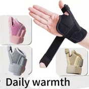 Resim 2 Adet Ayarlanabilir Başparmak & Bilek Destek Atelleri - Nefes Alabilen Kumaş, Spor ve Günlük Kullanım için Ergonomik Tasarım, Bağcıklarla Uyumlu | Çok Renk Seçeneği (Pembe, Siyah, Gri, Bej), Günlük Bilek Desteği | Fonksiyonel Bileklik 