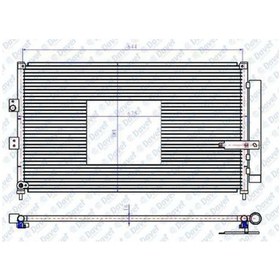 Resim Klima Radyatoru Kondenser Honda Civic 1.3I-1.6I 2006- 504611115 