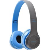 Resim Happy World Shopping P47 Bluetooth 5.0 Kulaklık Katlanabilir Bas Kask Desteği Tf-Kartı Tüm Telefon Pc'leri İçin Mic Kulaklık (Yurt Dışından) 