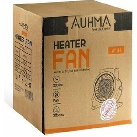 Resim Auhma Elektrikli Isıtıcı Fan 3000w 2,5 Kg 27 17 28,5 Cm At1h 9800 5404 