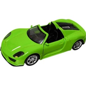 Resim Asya Oyuncak Çek Bırak Metal Araba Pilli FY6038-12D-YEŞIL 