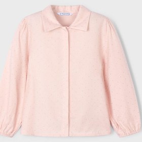 Resim MAYORAL Kız Çocuk Puantiyeli Bluz Pembe 