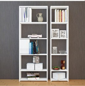 Resim Nurmobilya Nur Mobilya Anka 2'Li Kitaplık Arkalıksız Model 