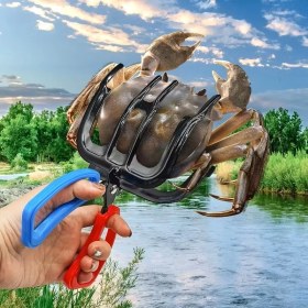 Resim 3 Pençeli 11 cm Balık Sabitleyici Maşa – Balıkçılar Için Pratik Yakalama Aparatı 