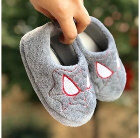 Resim Mychild Spiderman Figürlü Çocuk Panduf ,ev Ayakkabısı , Kaydırmaz Taban Panduf , Anaokulu Kreş Ayakkabısı,warm 