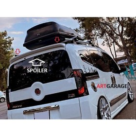 Resim Fiat Fiorino-citroen Nemo 2009-2020 Bagaj Spoileri-fiberglass-boyasız 