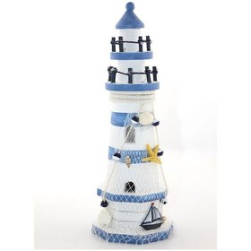 Resim Larimar Ahşap Marin Deniz Feneri Model 8 - 9021855019994lmr 