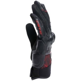 Resim Dainese Ermex Black Red Lava Tekstil Eldiven 