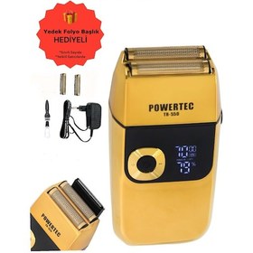 Resim Powertec TR-550 Saç & Sakal Kesme Makinesi Rose Gold 