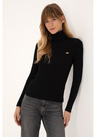 Resim U.s. Polo Assn. Kadın Siyah Kazak /triko 50314756-vr046 Sıyah 