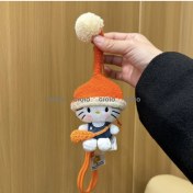 Resim Silver1 Sevimli Renkli Ip Peluş Ayı Kolye El Yapımı Oyuncaklar Küçük Bebek Çanta Çekicilik Sevimli Bebek Cep Telefonu Çekicilik (Yurt Dışından) 