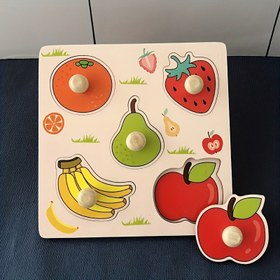 Resim Çeşitli Eğitici Ahşap Parti Hediyelik Paketler - Renkli Meyve ve Sebze Temalı Oyuncaklar Doğum Günü Kutlamaları İçin, Elektriksiz, Tüysüz, Genel Durumlar İçin İdeal, Parti Aksesuarları | Canlı Tasarım | Gerçekçi Detay 