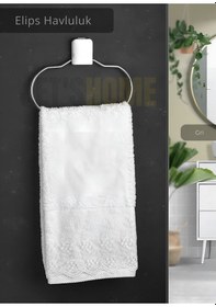 Resim Jet's Home Elips Havluluk Paslanmaz Çelik Banyo Havluluk Düzenleyici Krom Krom 