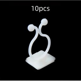 Resim Xuweiwei Beyaz 10lu Bitki Tırmanma Kancası, Bahçe Duvar Klipsi Ve Saksı Askısı 