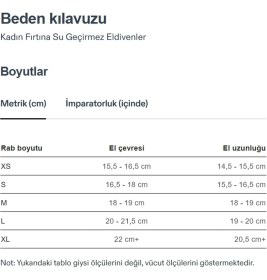 Resim Rab Storm Su Geçirmez Softshell Kadın Eldiven Siyah - L 