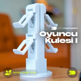 Resim 3D Print Marketim Kol Tutacakları, Kulaklı Standları, Joystick Standı, Xbox / Ps4 / Ps5 Uyumlu 