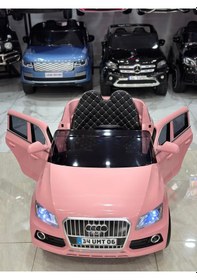 Resim Oyuncak's Öykü Bebek Dünyası Akülü Araba 12 Volt Audi Suv Pembe 