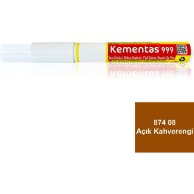 Resim Kementaş 874 08 Açık Kahverengi Çizgili Tam Ört.rötüş Kalem Tam Örtücü Rötuş Kalemleri 