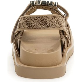 Resim Guess Kadın Sandalet, Kahve - Bej Renk, Konforlu Malzeme ile Modern Stil 
