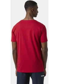 Resim Helly Hansen Shoreline 2.0 Erkek T-shirt-27995-kırmızı Kırmızı 