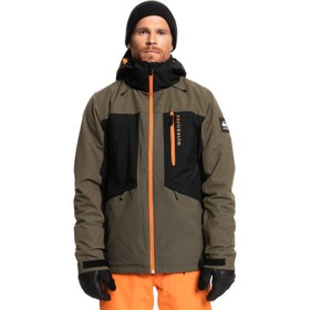 Resim Quiksilver Dawson Erkek Yeşil Snowboard Ceketi 