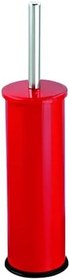 Resim Paslanmaz Tuvalet Fırçası Banyo Fırçası Kırmızı 