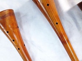 Resim Turkish Woodwind Cherry Kaba Zurna Custom Sizes - Fa =F 48 Cm Mi 55cm 