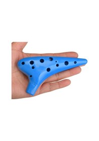 Resim Valkyrie Ocarina 12 Delik Ocarina Alto C Ocarina Flüt Ocarina Sualtı Müzik Nefesli Enstrüman 