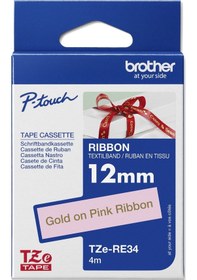 Resim Brother Pembe Kurdele Üzerine Altın Yazılı Şerit 1 