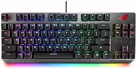 Resim ASUS RGB Mekanik Oyun Klavyesi - ROG Strix Scope TKL | Cherry MX Kırmızı Anahtarlar | FPS Hassasiyeti için 2X Daha Geniş Ctrl Anahtar | PC için Oyun Klavyesi 