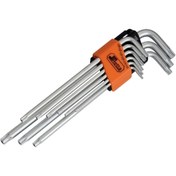 Resim Retta 9 Parça L Torx Anahtar Takımı Uzun - Delikli 