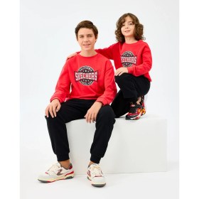Resim Skechers B Crewneck Sweatshirt Büyük Erkek Çocuk Kırmızı Sk2520017-3449 