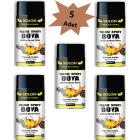 Resim 5 Adet Bakır Yaldız Sprey Boya 400 Ml 