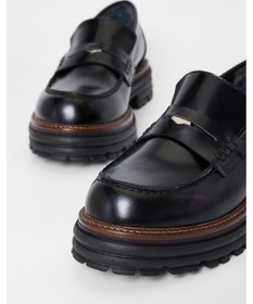 Resim Valmenti Kadın Siyah Açma Deri Loafer Ayakkabı 33 52107 Bn Ayk Sk23/24 Siyah 