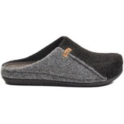 Resim Aspor Siyah Gri Erkek Ev Terliği Çok Renkli 