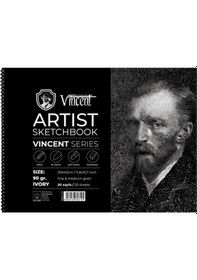 Resim Artıst Sketchbook Ivory 90gr 30x40 20 Sayfa Eskiz Defteri 