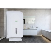 Resim Şeker Portakalım Vialli K21 Banyo Mutfak Lavabo Pratik Z Katlı Kağıt Havlu Dispenseri Kapasite 400 Kağıt Beyaz 