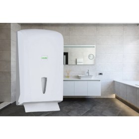 Resim Şeker Portakalım Vialli K21 Banyo Mutfak Lavabo Pratik Z Katlı Kağıt Havlu Dispenseri Kapasite 400 Kağıt Beyaz 